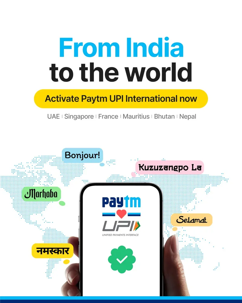 Paytm UPI goes international