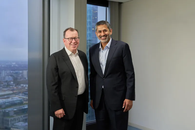 Left to right - Dominic Burke, Founder and Group Chairman and Bala Viswanathan, Founder and Group CEO, Aptia