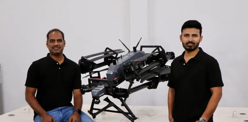 Yeshwanth Reddy and Hemaditya Prasad, Founders, Unmannd 