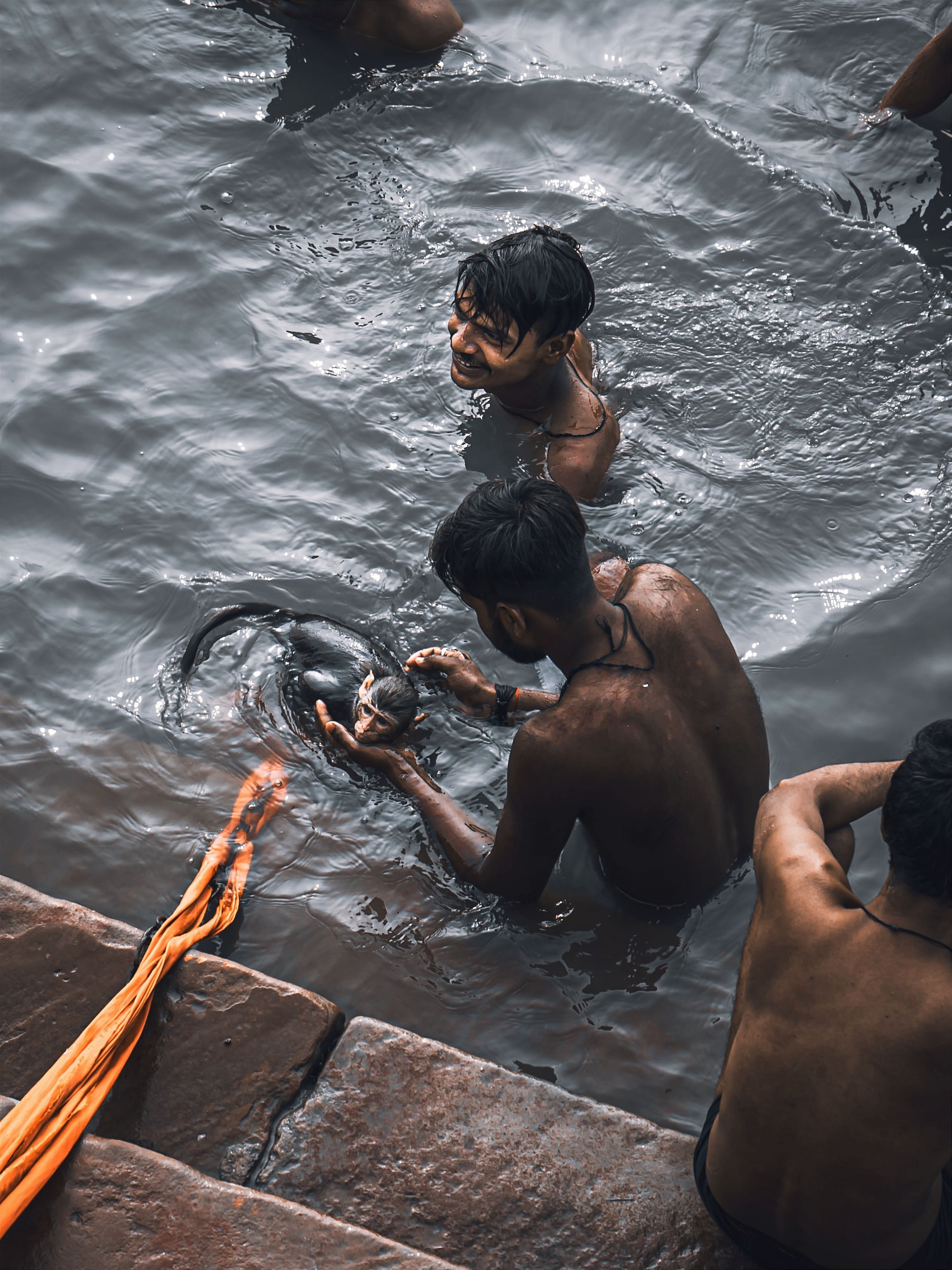 The Ganga Snaan on the Ghats