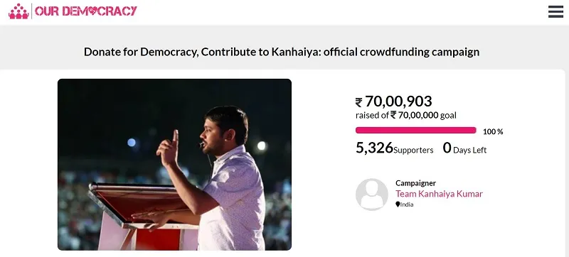 Our Democracy crowdfunding startup