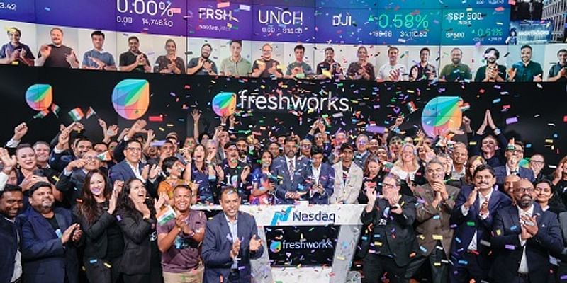“Dream come true,” says Girish Mathrubootham as Freshworks becomes first Indian SaaS unicorn to list in the US