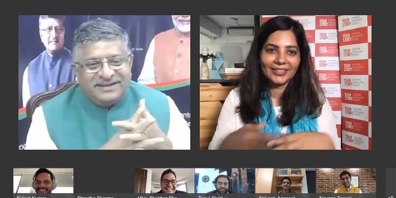 Inclusion central to my approach in digitising India, says Shri Ravi Shankar Prasad at YourStory Digital India townhall