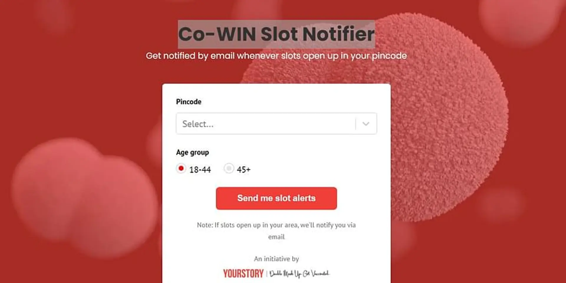 Quick hack for our readers: a COVID-19 vaccination slot finder for you