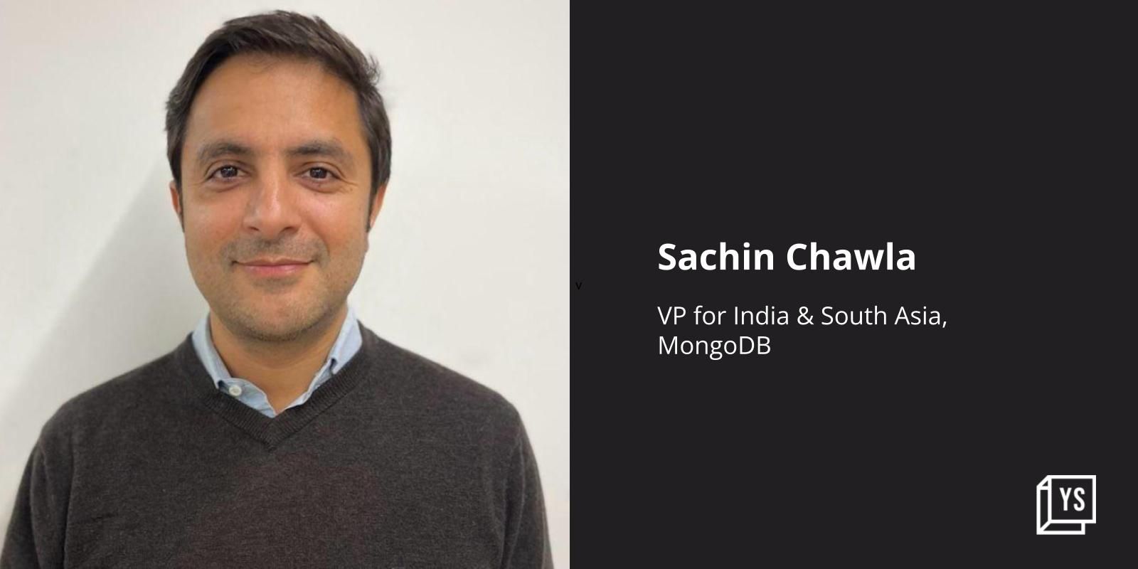 Sachin Chawla, VP for India & South Asia, MongoDB
