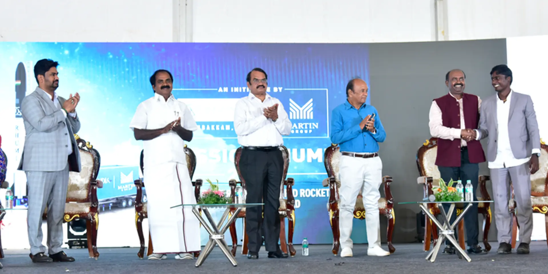 SpaceZone India and Martin Group launch India's first hybrid reusable rocket, Rhumi 1