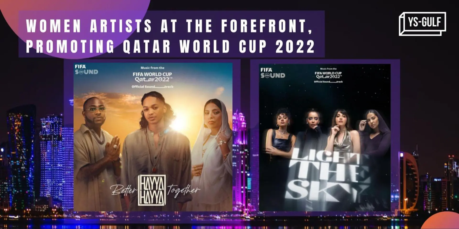 Women artists at the forefront, promoting Qatar World Cup 2022