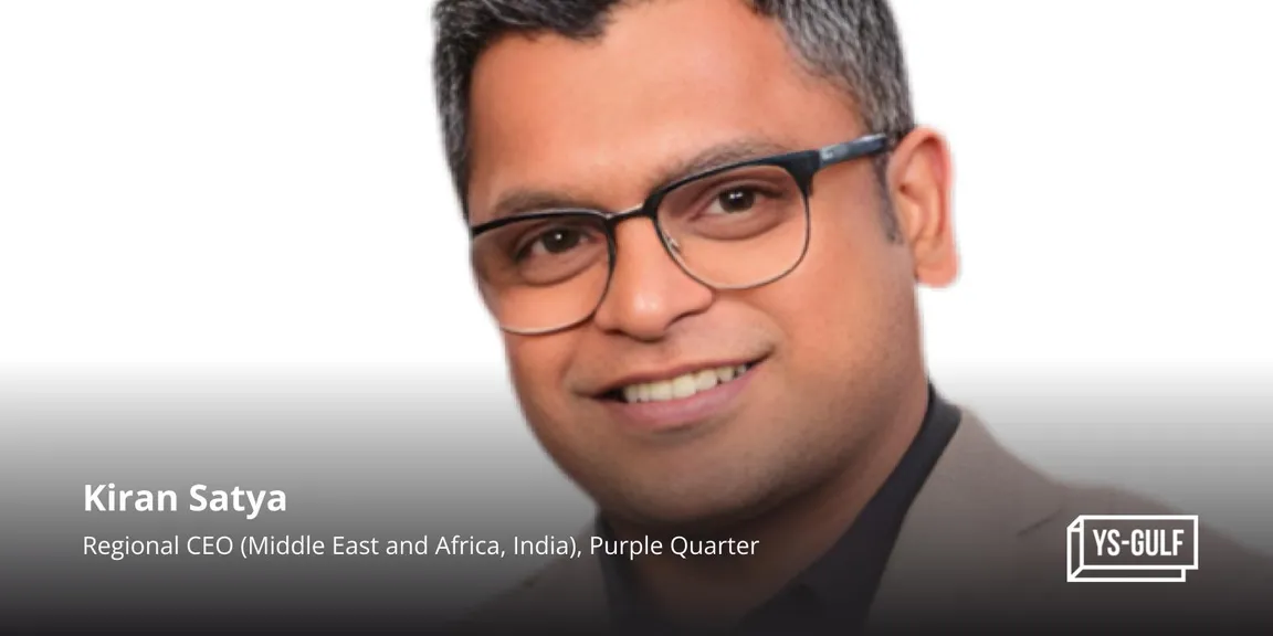 Kiran Satya appointed regional CEO of Purple Quarter for India, Middle East, and Africa