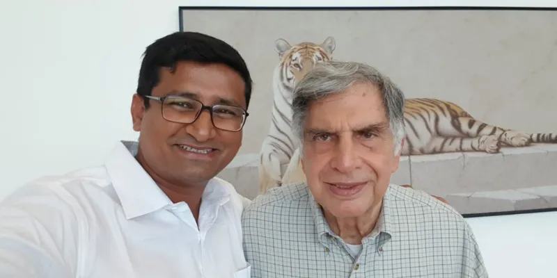 Ratan Tata and Akshay Rawat