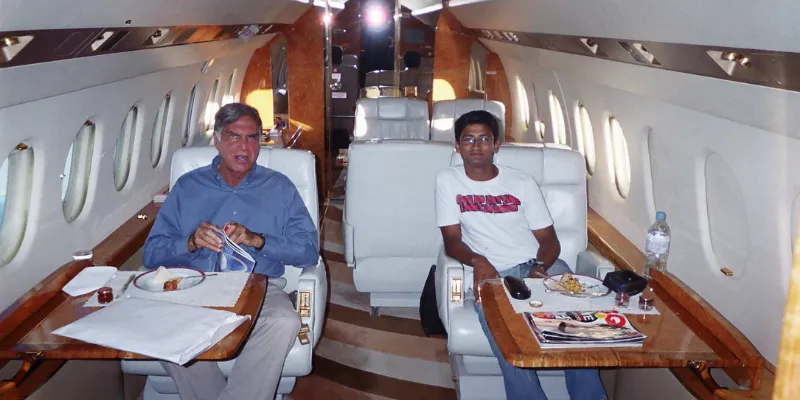 Ratan Tata and Akshay Rawat