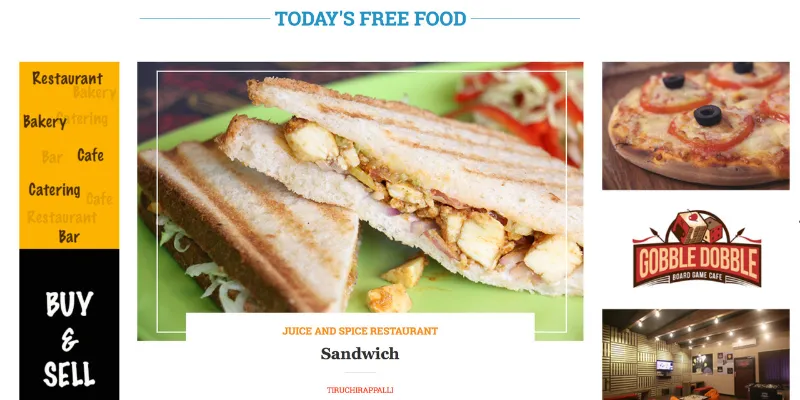 free meal voucher, free food voucher, Thanjavur, food coupon