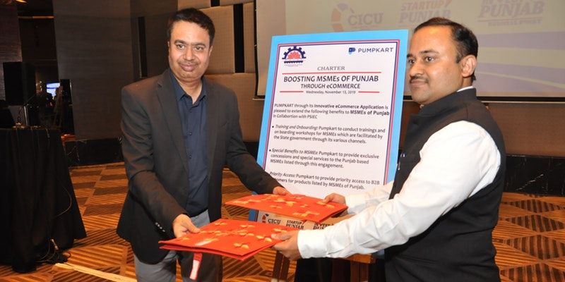 Invest Punjab signs MoU with Pumpkart for promotion of products for MSMEs