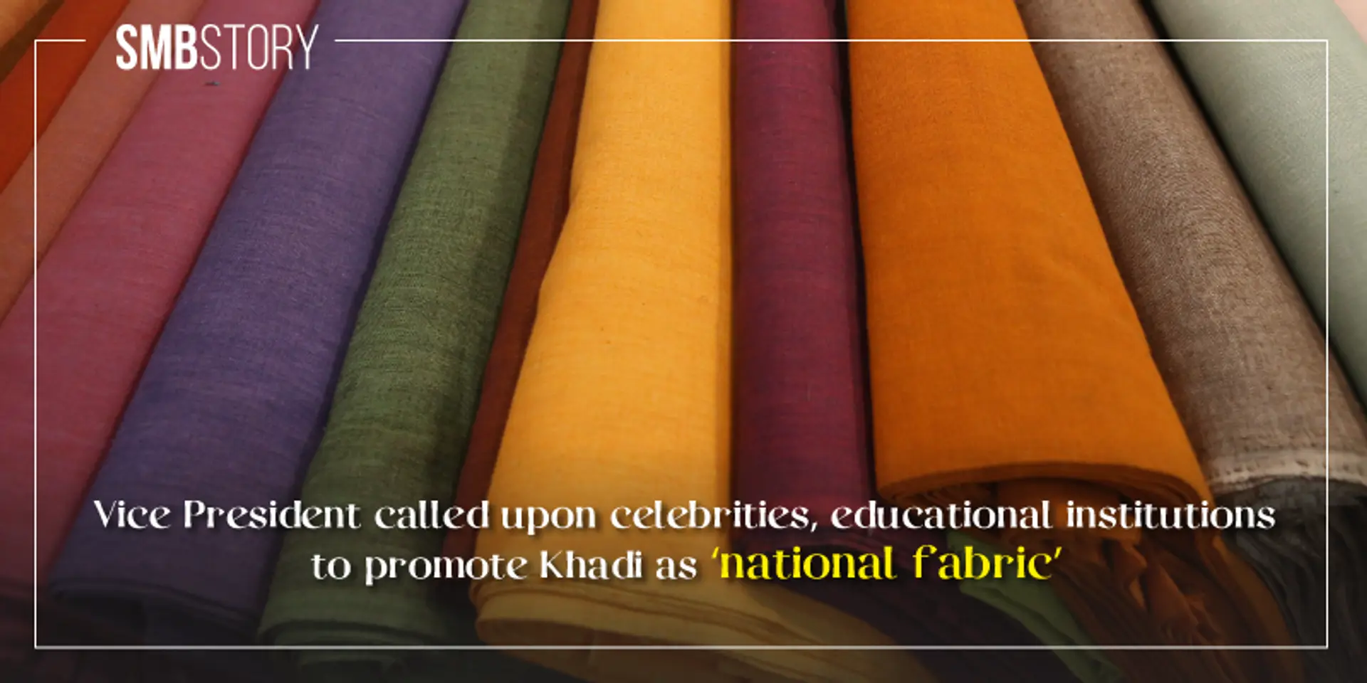 Treat Khadi as national fabric, promote it: VP Venkaiah Naidu