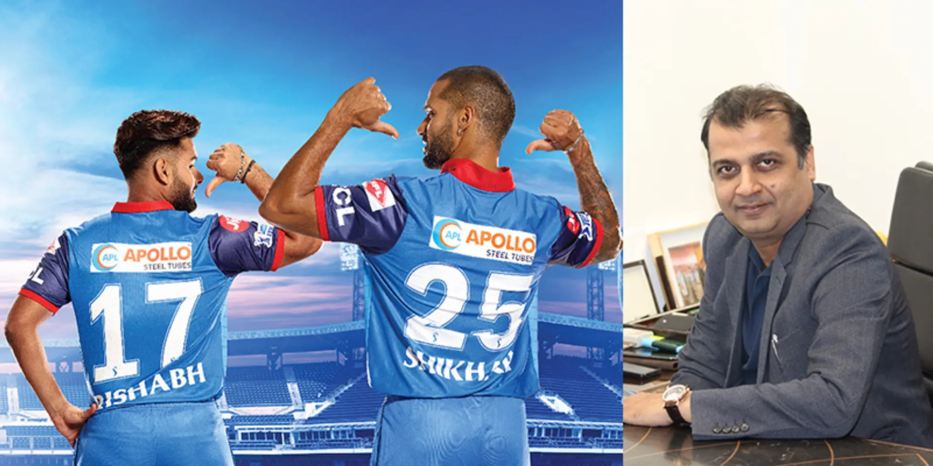 This IPL cricket shirt sponsor for Delhi Capitals is keeping pace with the likes of Samsung and Nokia's branding