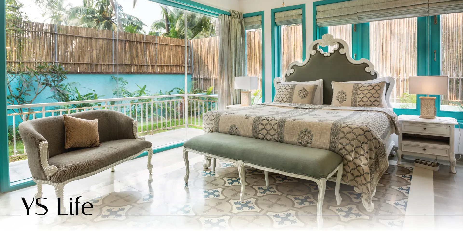 Best of both worlds: At Goa's Acacia White Banyan Beach villa, relax your days and party all night for the perfect vacation