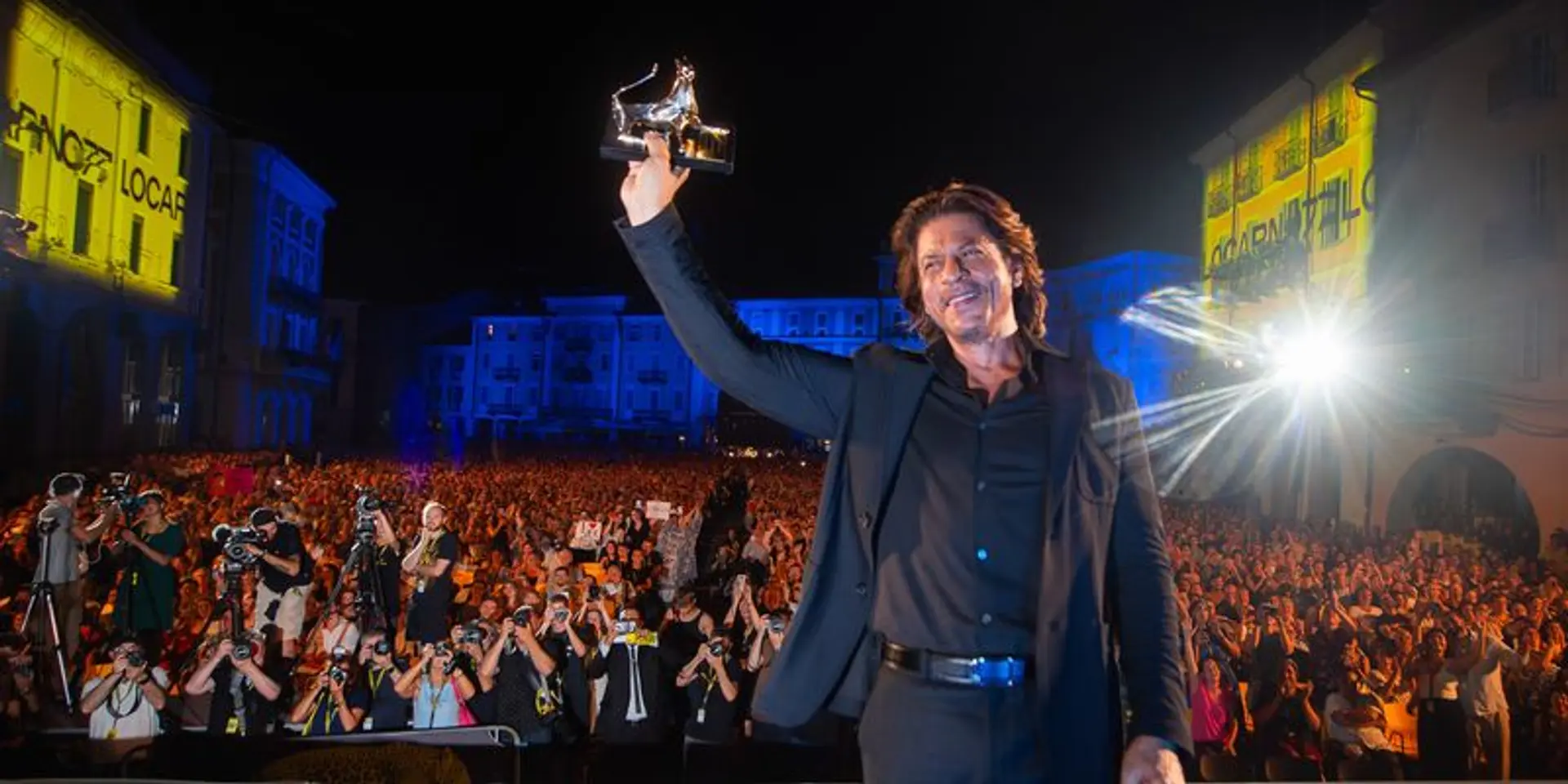 Actor Shah Rukh Khan honoured with Pardo alla Carriera at Locarno Film Festival 2024