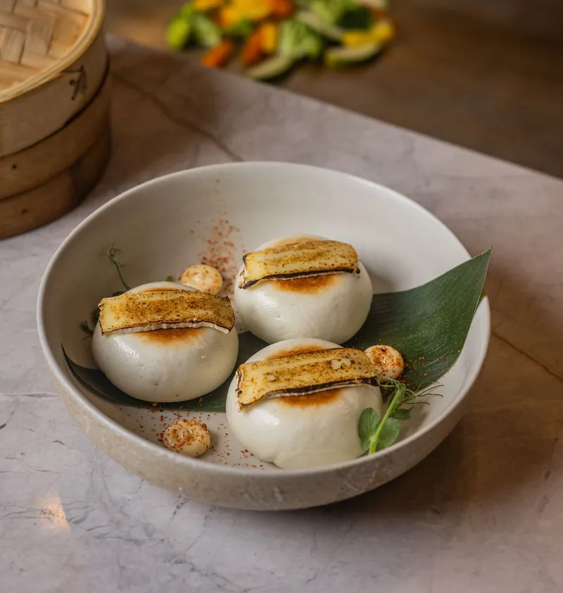 Chashu Mushroom Baozi
