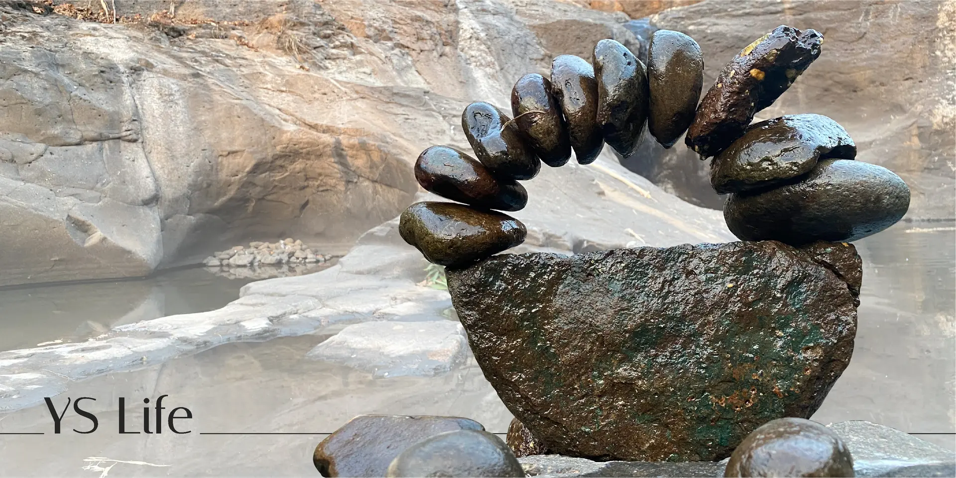 Try rock balancing, a natural stress-busting therapy