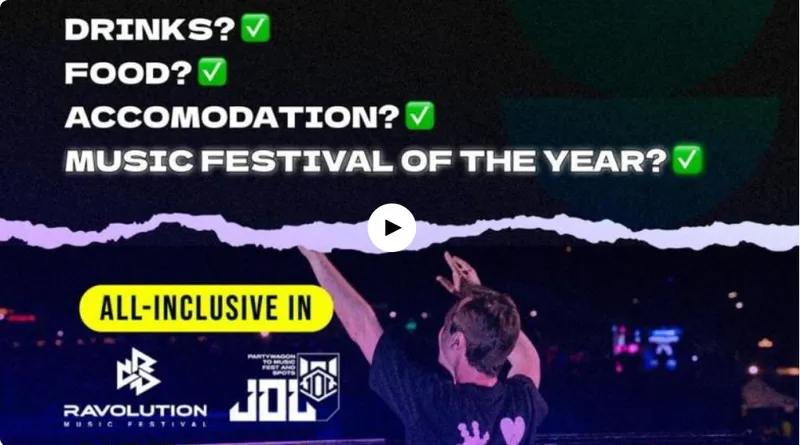Jol Fest X Ravolution Music Festival Tour