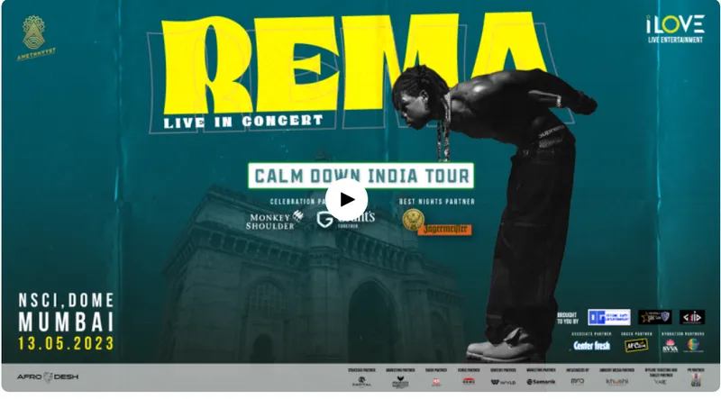 Rema India Tour
