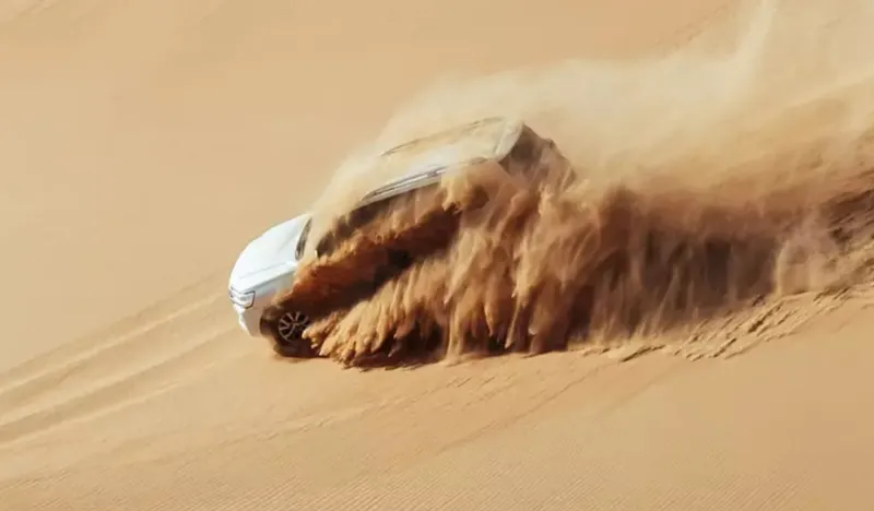 Dune bashing