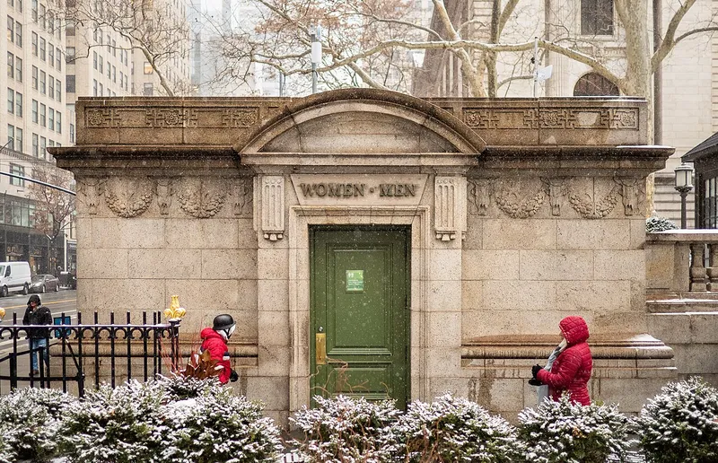 NYC Bryant Park bathrooms