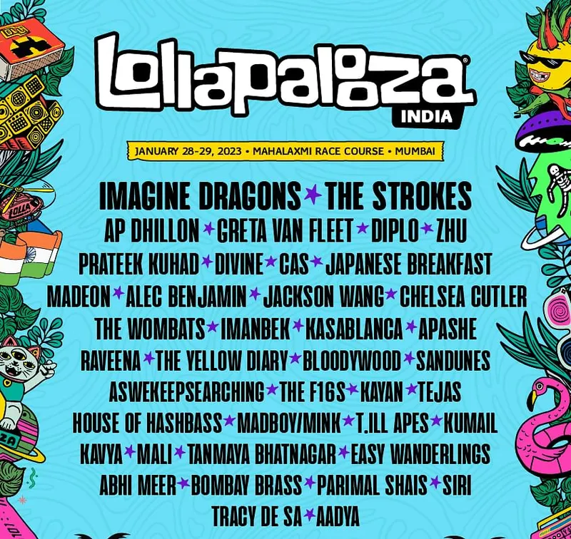 Imagine Dragons, The Strokes to headline Lollapalooza India