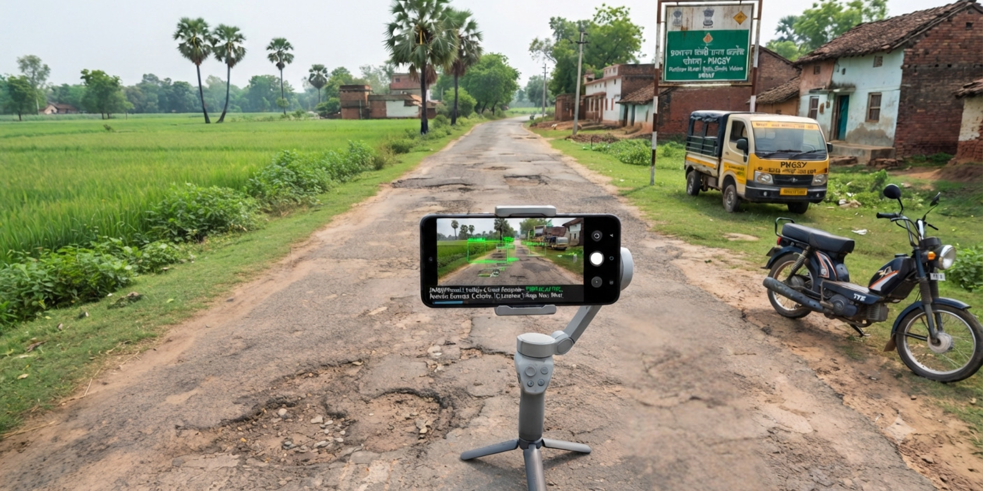 India is testing AI that can spot damaged rural roads