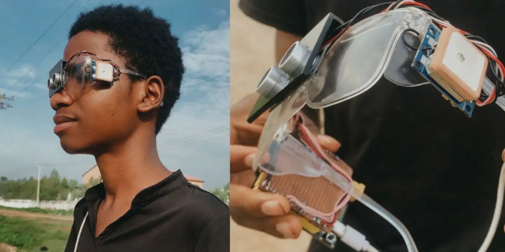 20-year-old inventor builds AI glasses that talk to blind users