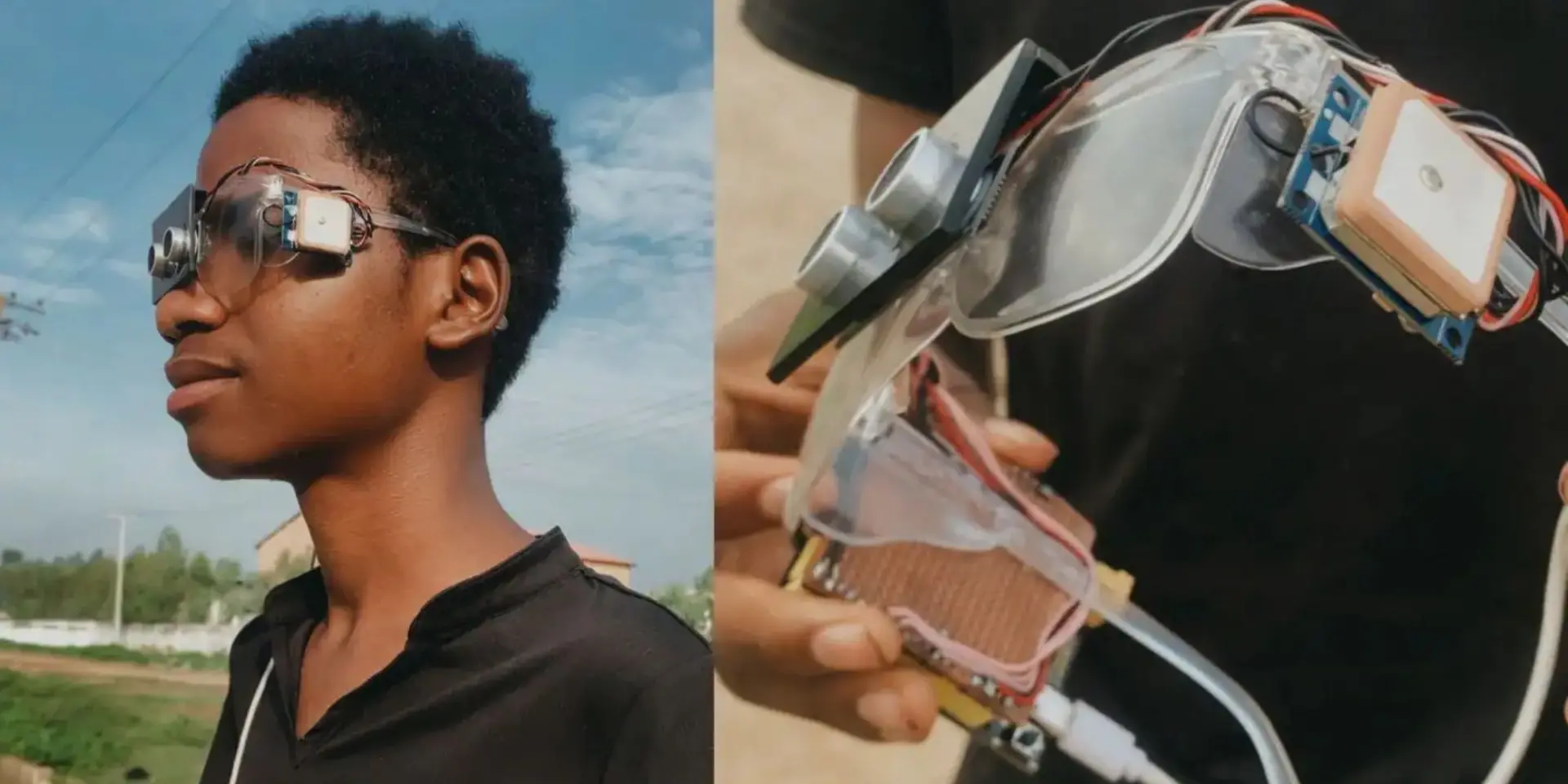 20-year-old inventor builds AI glasses that talk to blind users