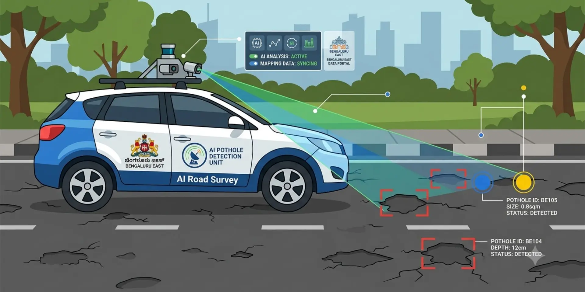 Bengaluru East deploys AI to detect potholes