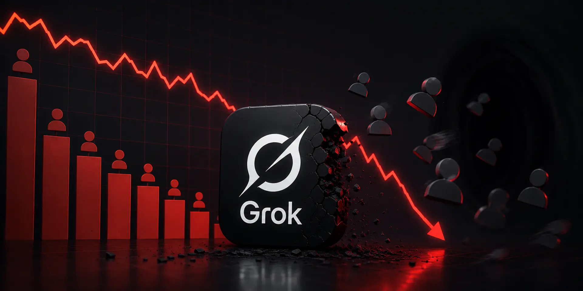 Grok’s user drop shows how brutal the AI race has become