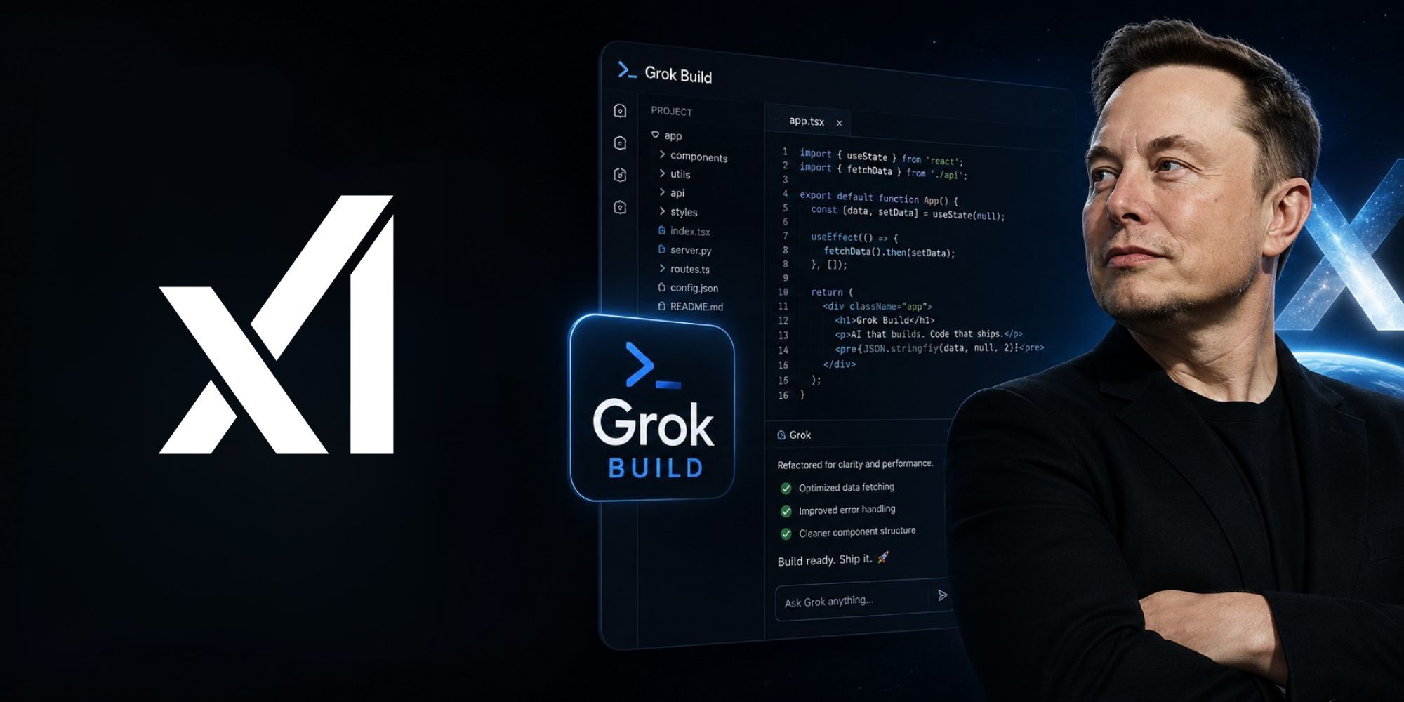 Elon Musk’s xAI Launches Grok Build for Coders