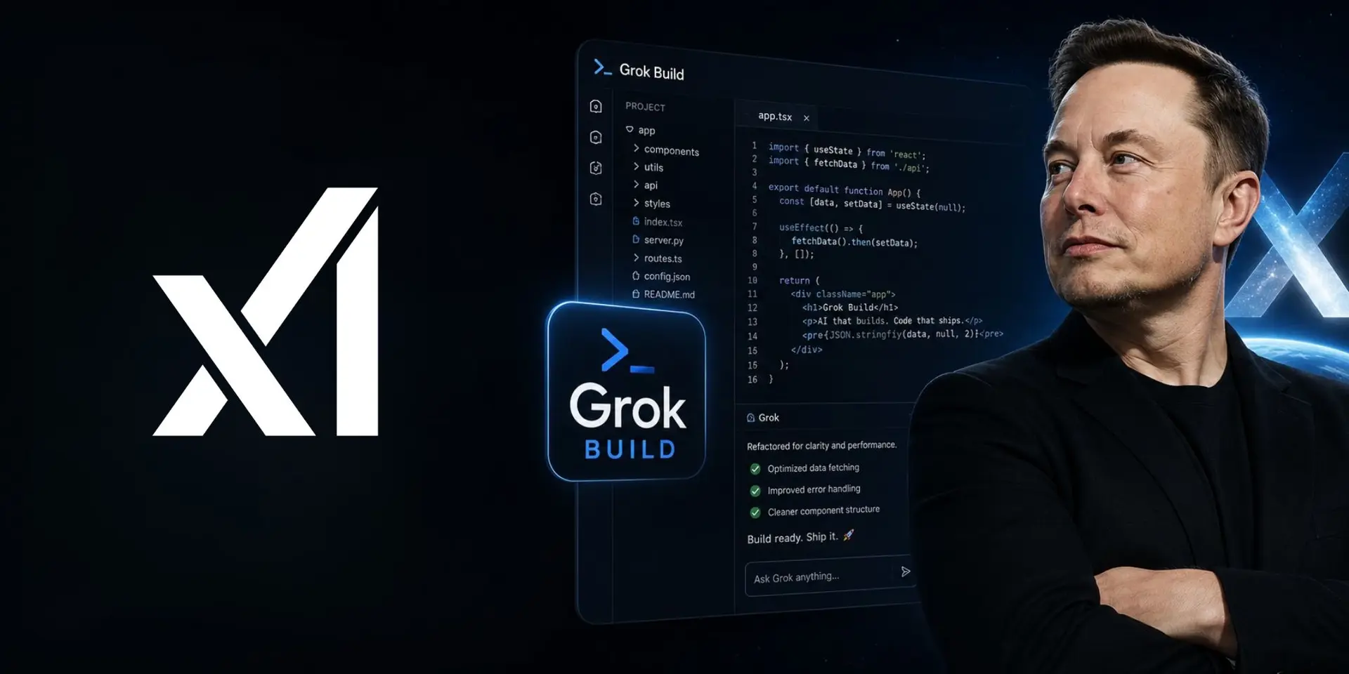 Elon Musk’s xAI Launches Grok Build for Coders