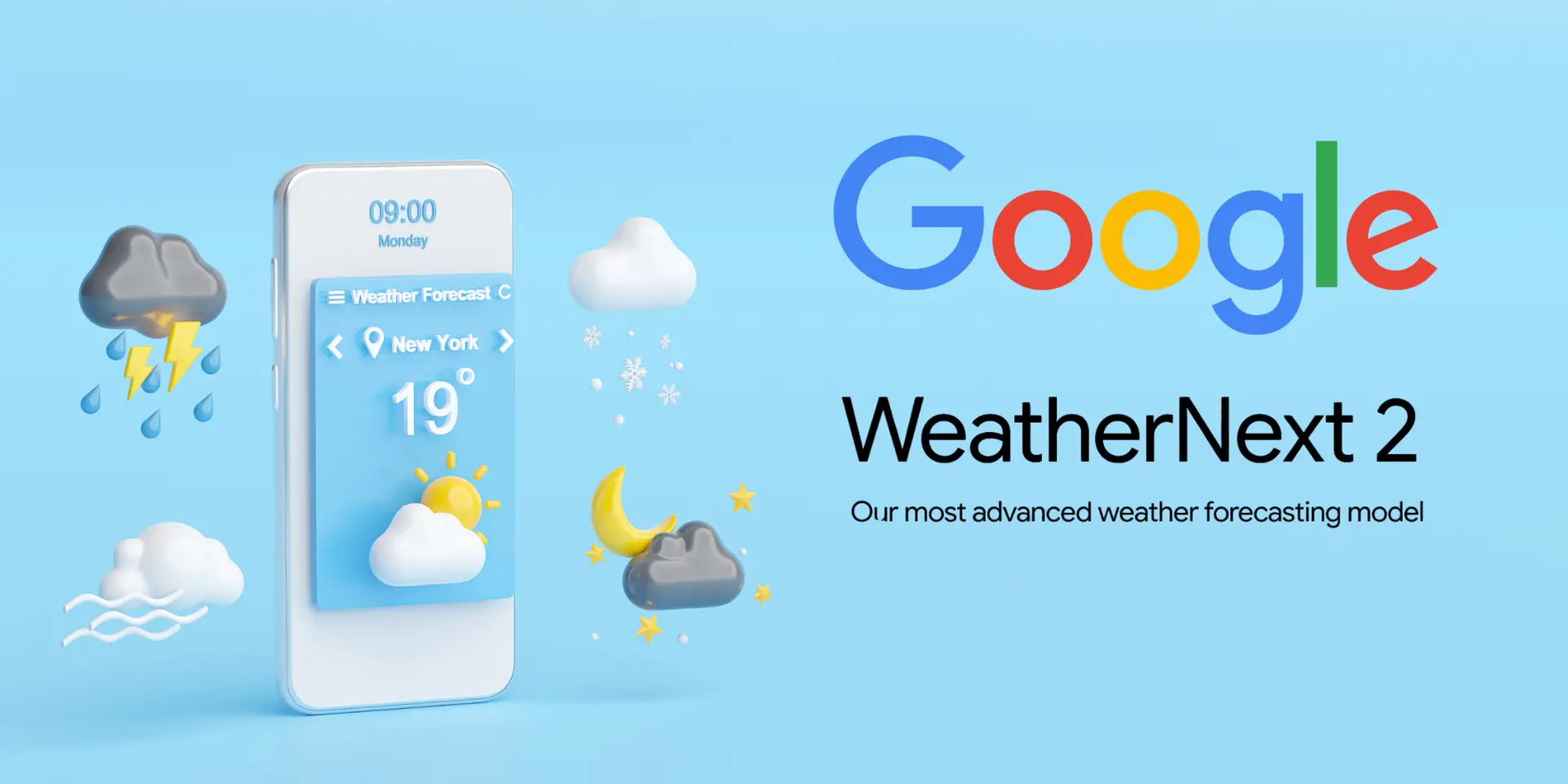 WeatherNext 2 AI brings faster, more accurate forecasts to Google