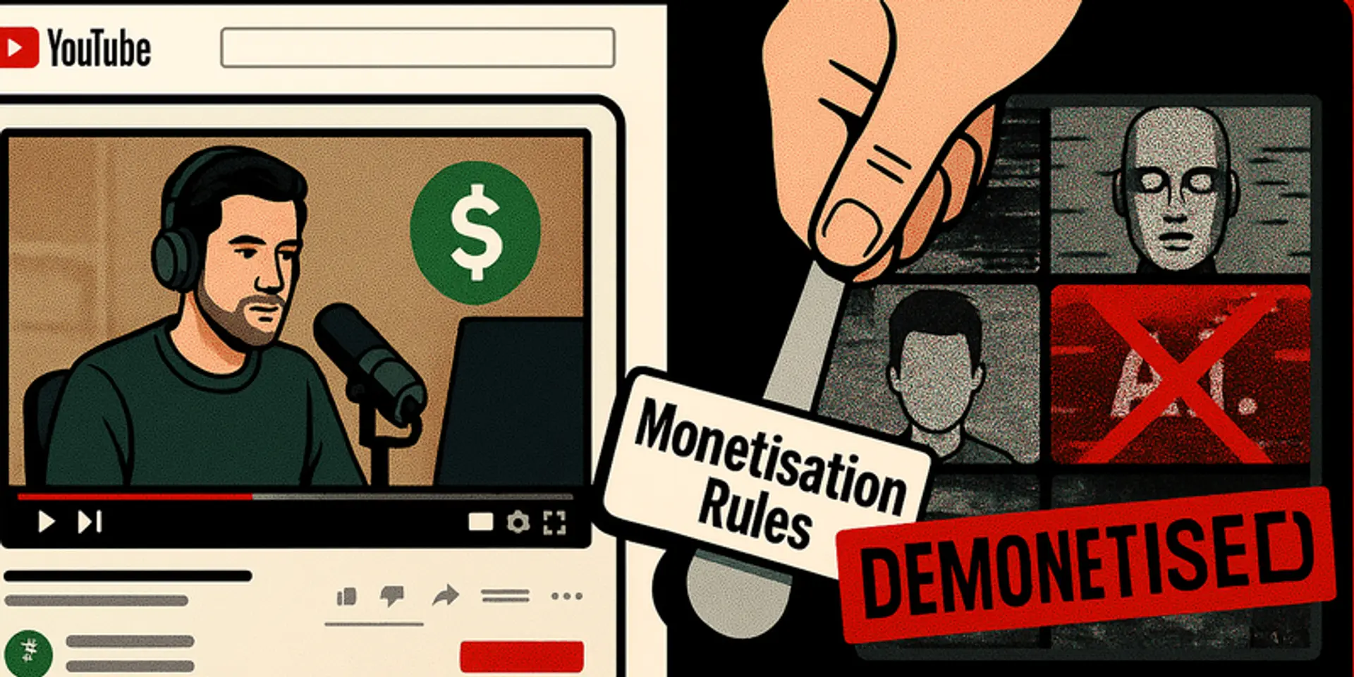 YouTube updates monetisation policy to block low-quality, AI-generated content