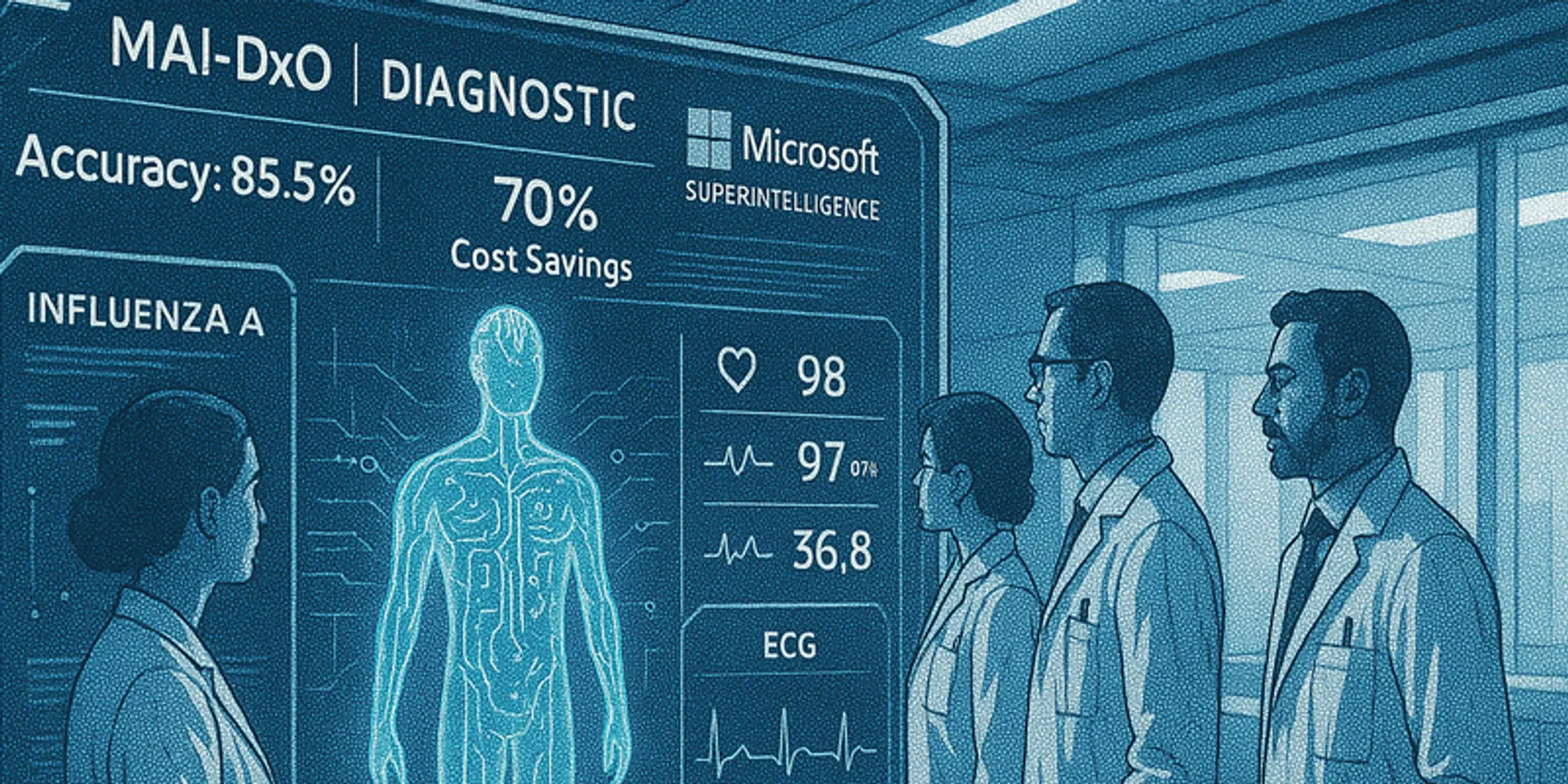 Microsoft AI claims to beat doctors in complex medical diagnosis
