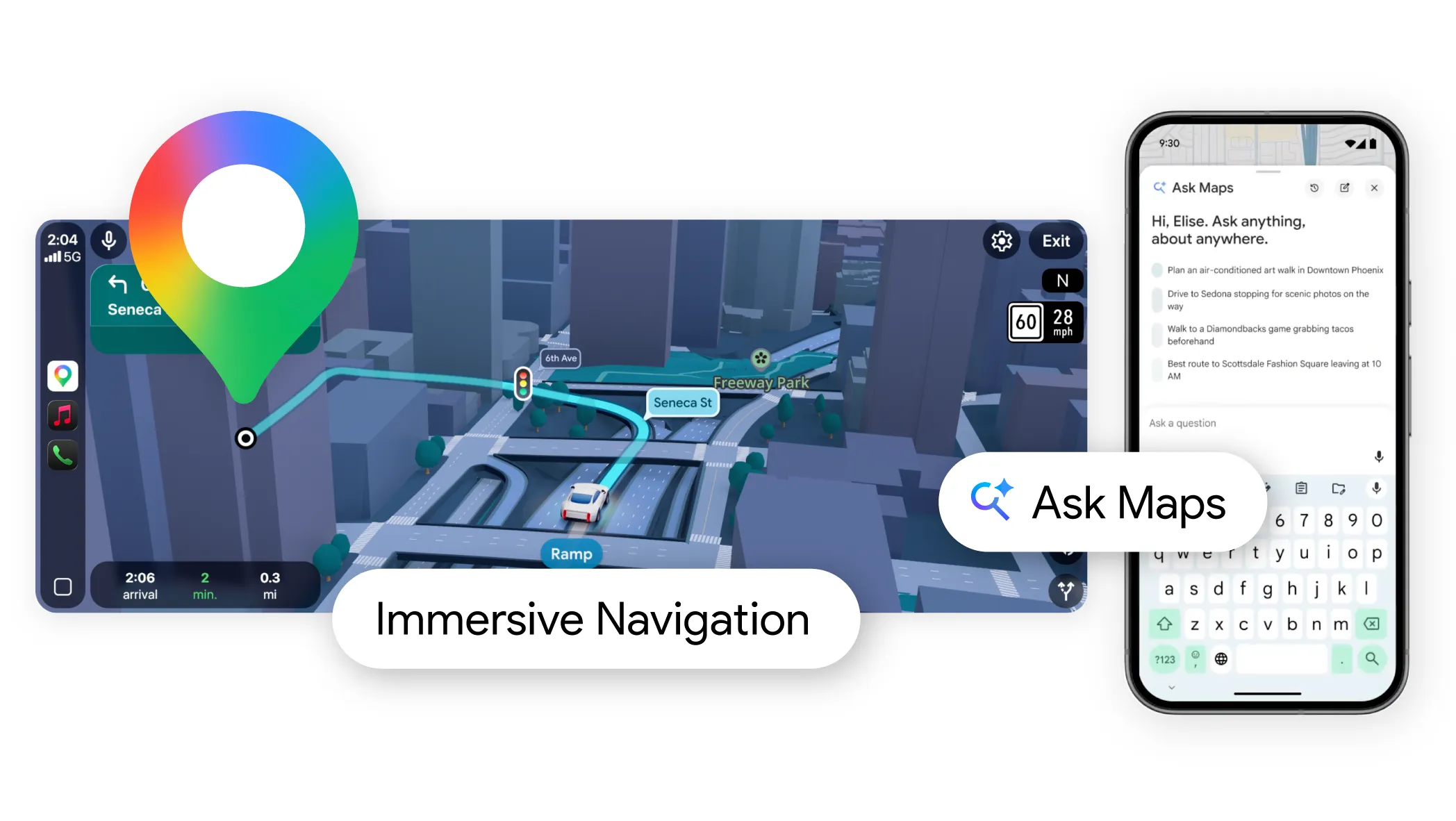 Google brings Gemini AI to Maps with smarter search, 3D navigation