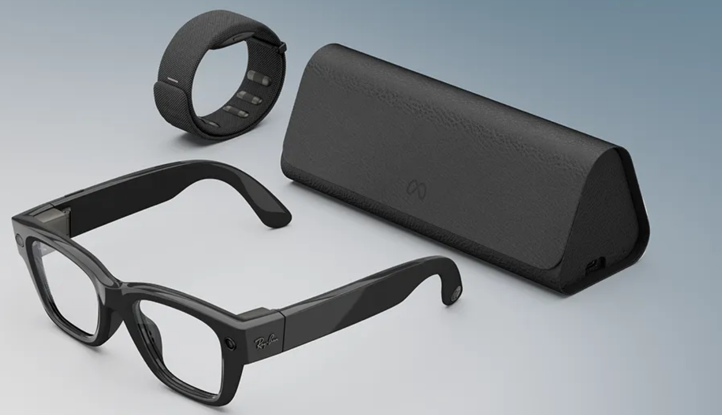 Meta’s new AI glasses respond to wrist and finger movements

