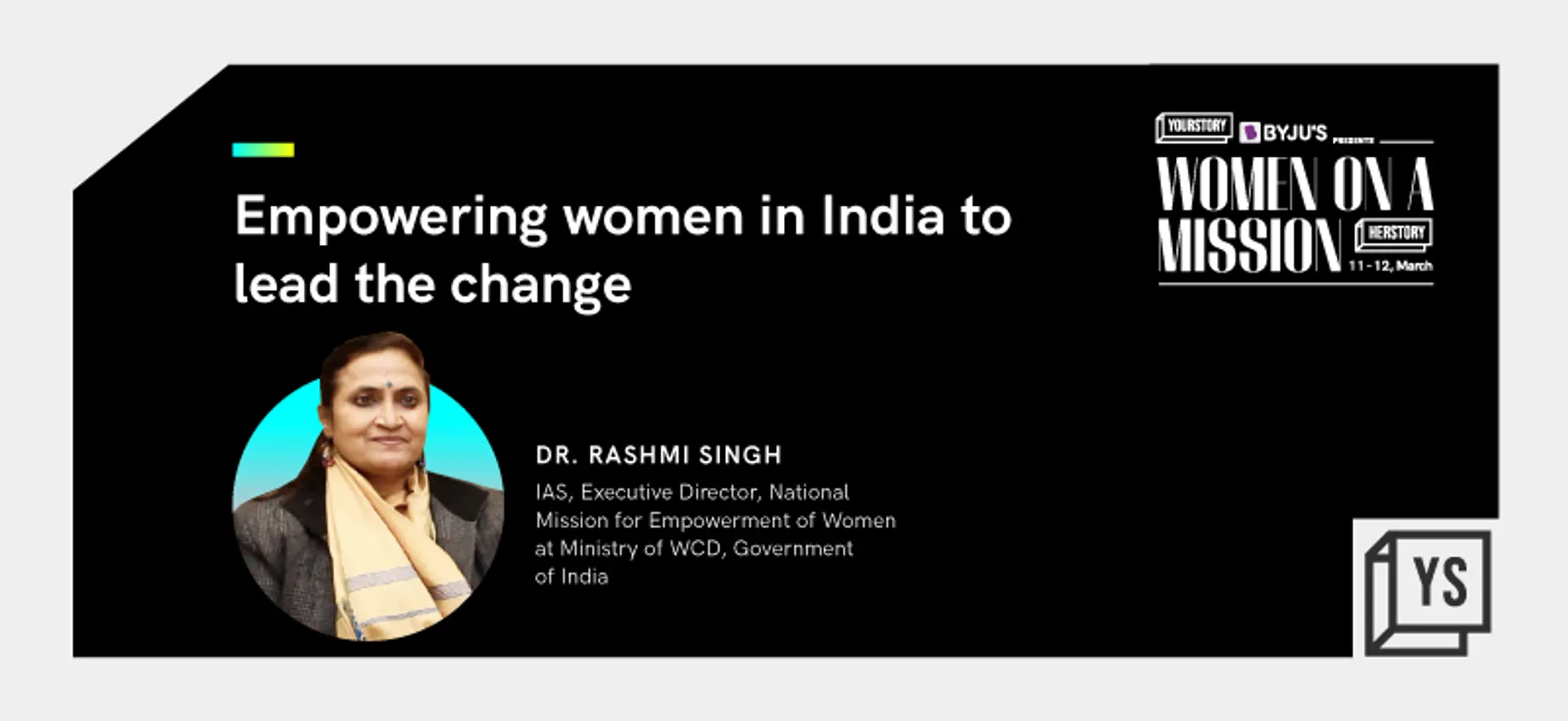 IAS Dr Rashmi Singh on making women count as active participants in the nation's growth and more