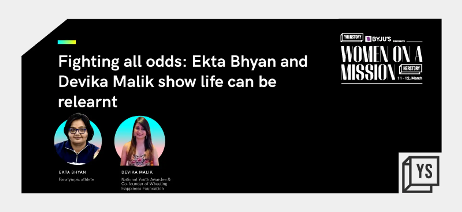Parathletes Ekta Bhyan and Devika Malik on disability, access to infrastructure, and mental health