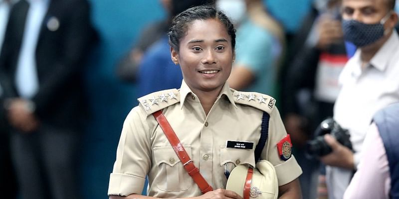 Hima inducted as DSP in Assam, says will continue her athletics career