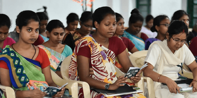 India sees more female school teachers than men for the first time
