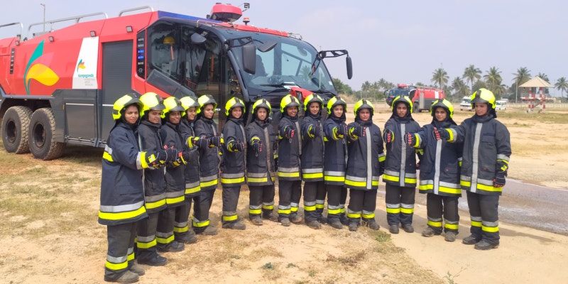 Women's Day: Asia’s first women airport firefighters display their prowess in Bengaluru