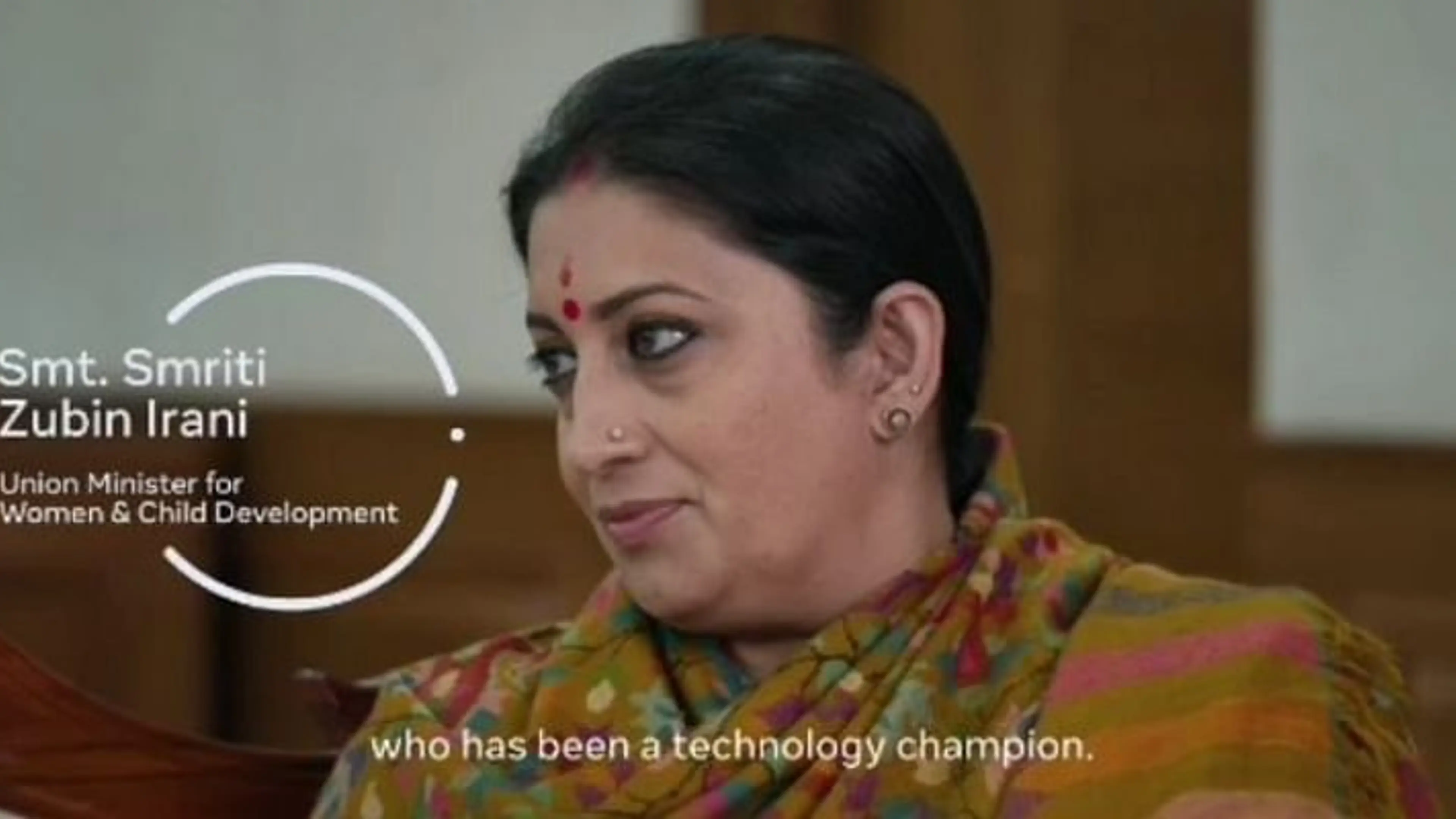 Technology is a leveller in financial services, says Smriti Irani, Union Minister, Women and Child Development