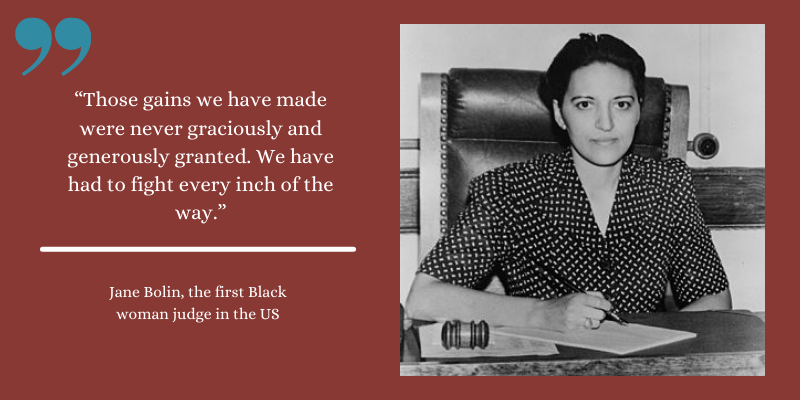 Remembering the legacy of Jane Bolin - America's first Black woman judge