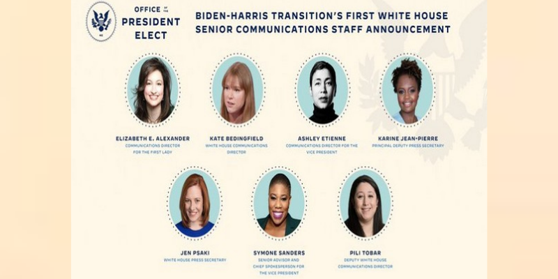 US President-elect Biden names Psaki as White House Press Secretary; appoints an all-women communications team