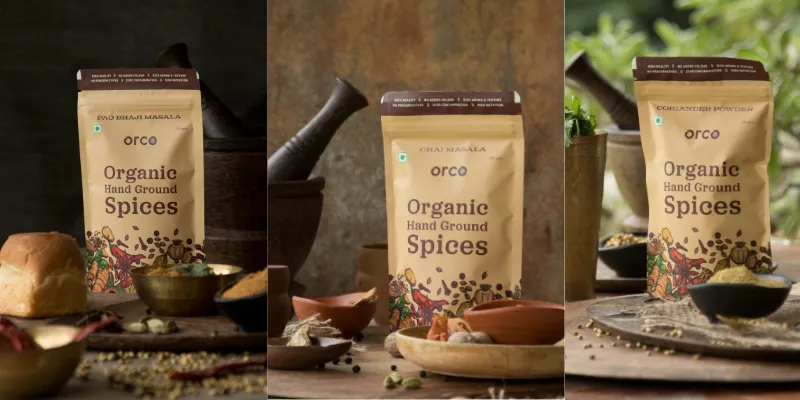 Hand-ground, organic spices