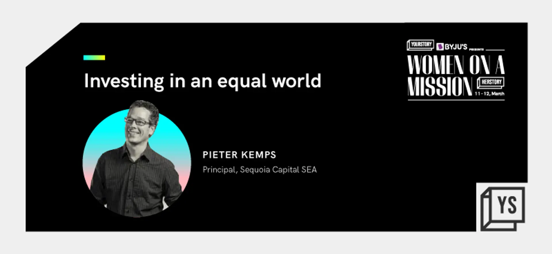‘We back founders because they’re good…male or female is secondary’: Pieter Kemps, Principal at Sequoia Capital