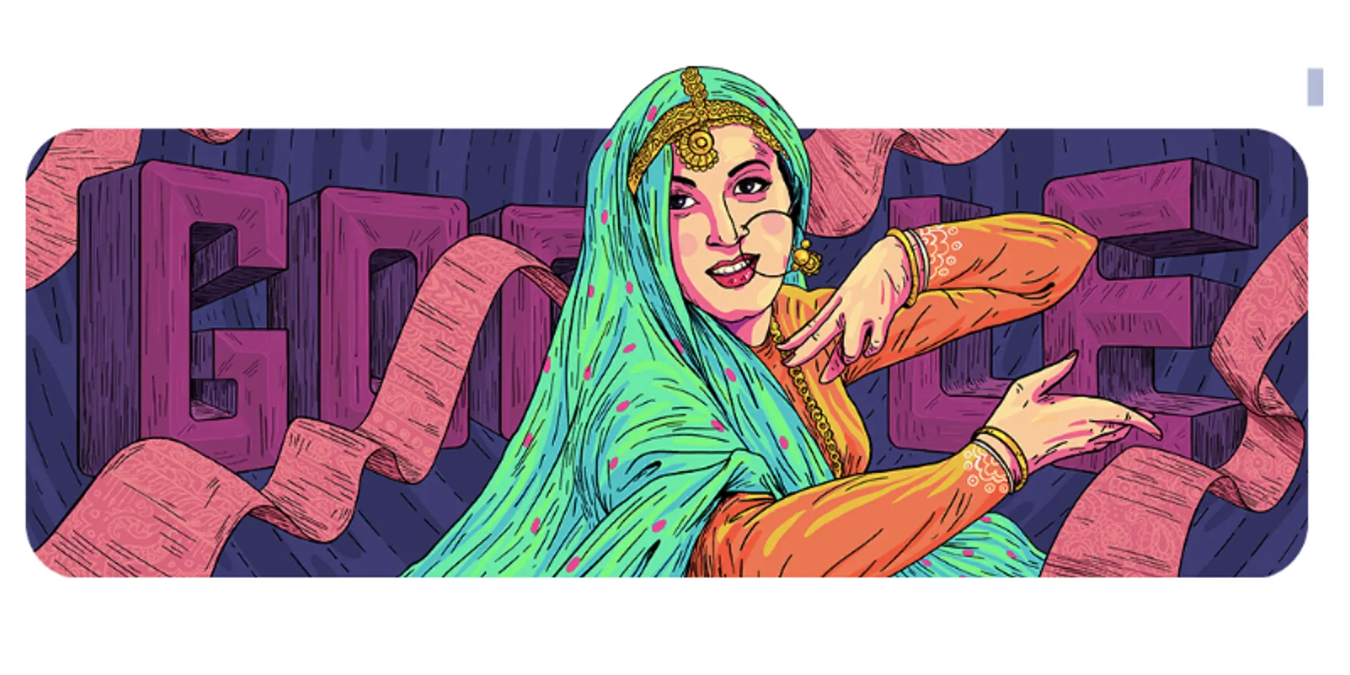 Google Doodle celebrates actor Madhubala on Valentine's Day